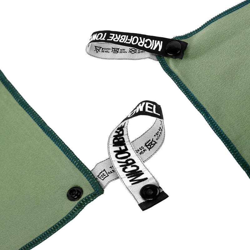 ZIUDBOC Microfiber Travel Towel, Soft Lightweight Quick Dry Towel, Super Absorbent Compact Travel & Sports & Beach Towels for Camping, Backpack, Gym, Swimming, Yoga, Hiking (XL:30"×60" -ArmyGreen) - Image 4